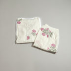 White Floral printed Co=ord set