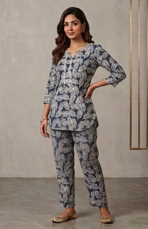 Palm Leaf Co-Ord Set