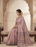 Authentic Handwoven Cotton Jamdani Saree