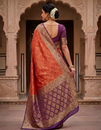 Exquisite Bandhni Khaddi Georgette Banarasi Saree