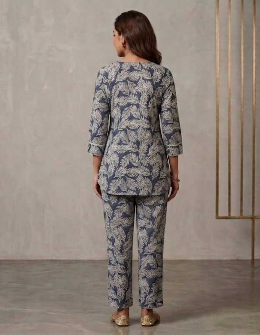 Palm Leaf Co-Ord Set