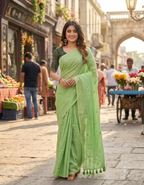Cotton Khadi Ginni saree