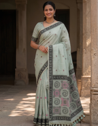 The Jamdani Heritage Saree