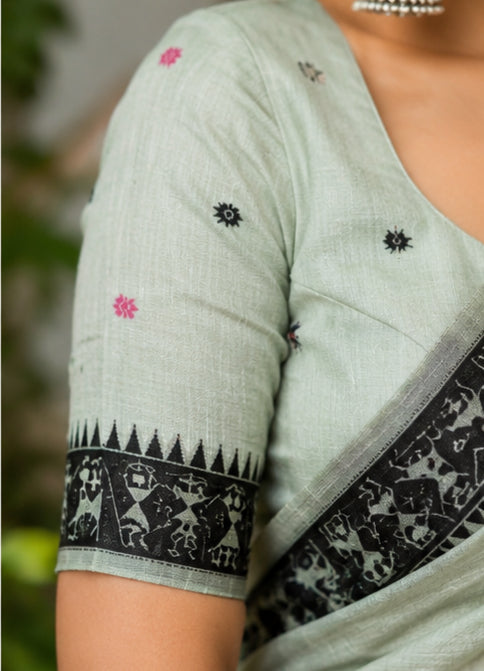 The Jamdani Heritage Saree