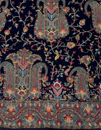 Kashmiri Kashida Embroidered Fine Georgette Saree