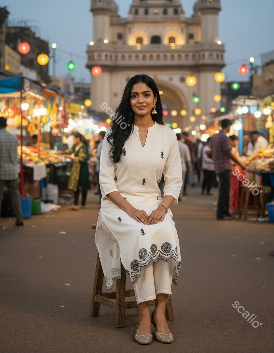Khadi Kurti Pant set