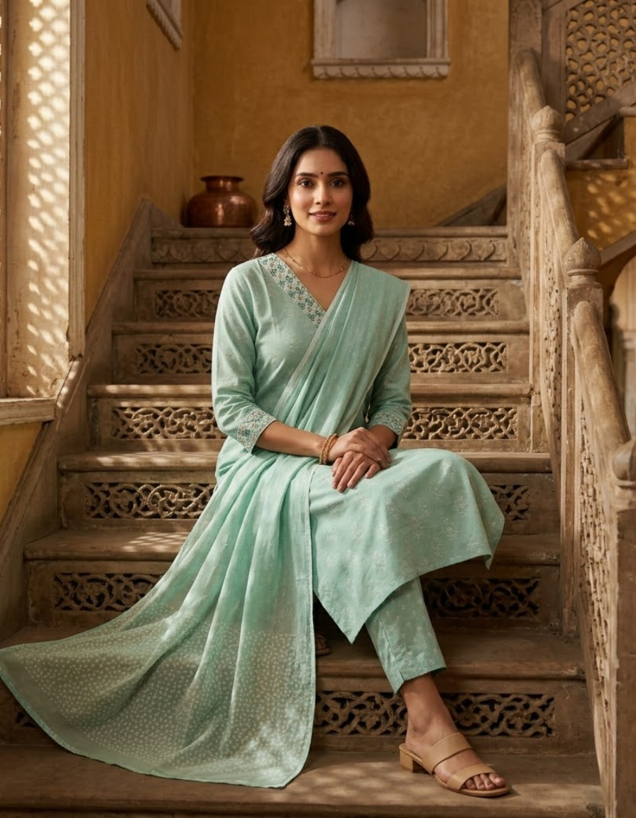 Aqua Charm Suit Set